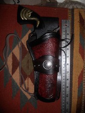 Cowboy Drop Holster Floral Concho USA Made Fits Colt Heritage Rough Rider 4.75"