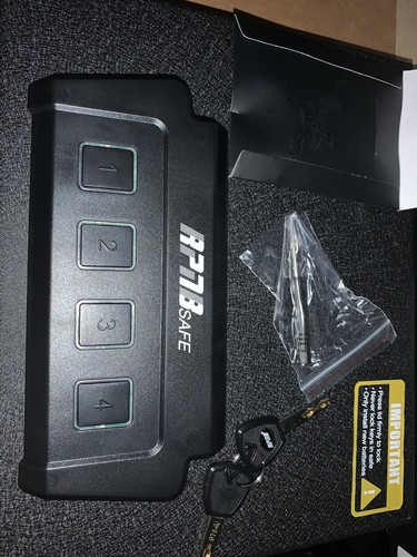RPNB Quick-Access Gun Security Safe with Biometric/Electronic/Manual Lock- Used - Picture 6 of 6