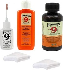 Hoppe's No. 9 Elite Gun Cleaning Kit Bore Cleaner, Lubricant Oil  Patches 1204