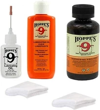 Hoppe's No. 9 Elite Gun Cleaning Kit Bore Cleaner, Lubricant Oil & Patches 1204