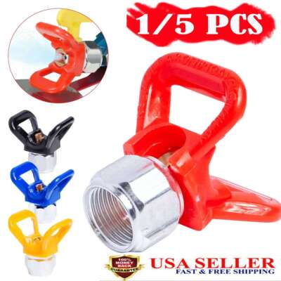 1/5pcs Metal Airless Spray Gun Tips For Titan/Wagner Paint Sprayer Nozzle Titan