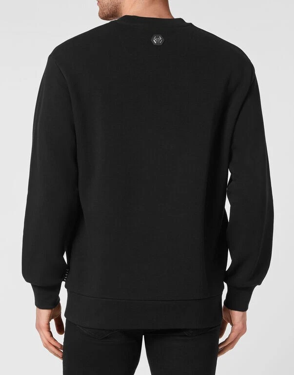 Sudadera PHILIPP PLEIN LS Hombres Negra Calavera Talla XL Auténtica Precio de venta sugerido por el fabricante $1165 Foto 3 de 4