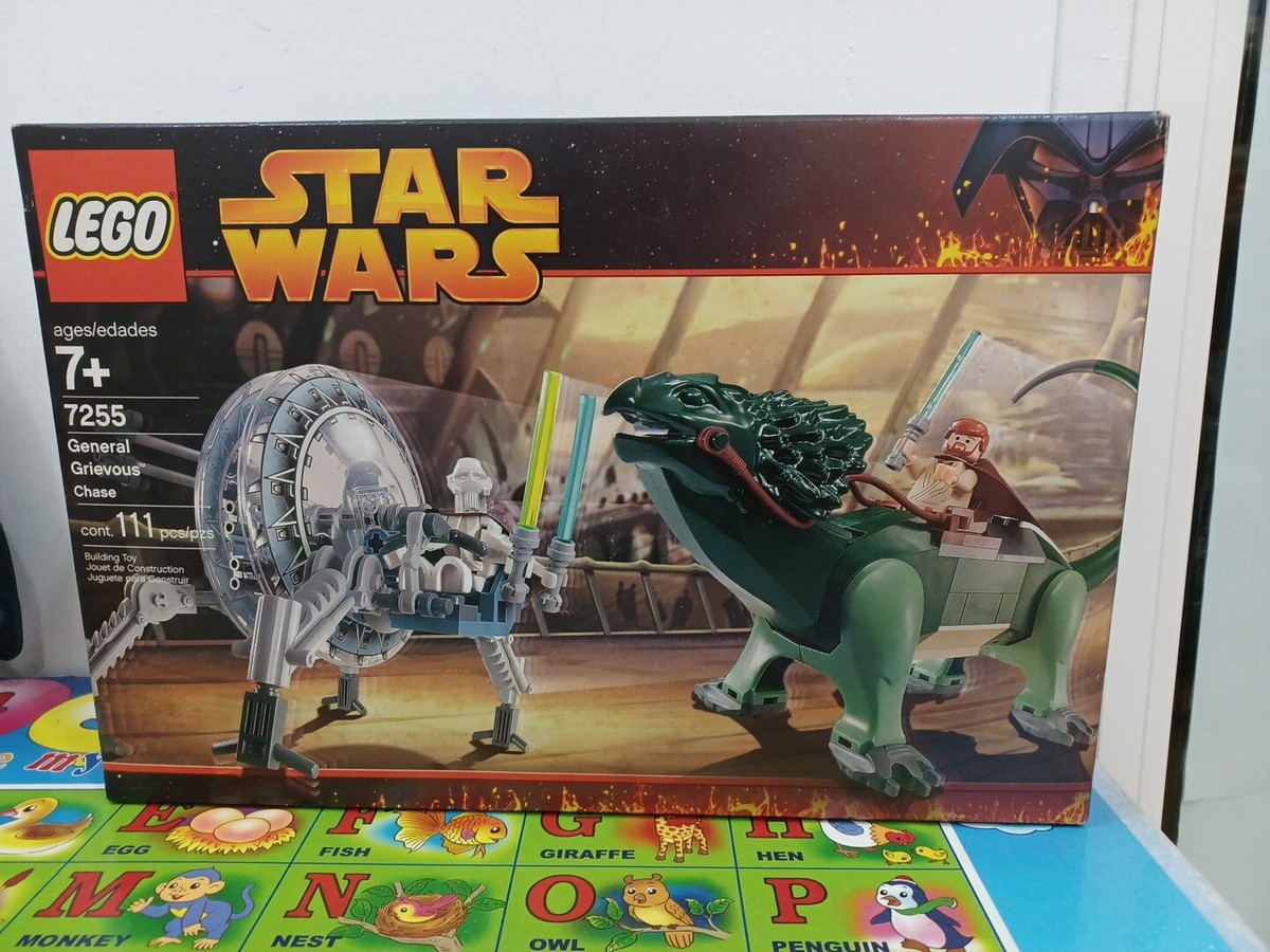 Last NEW RETIRED Lego Star Wars General Grievous Chase 7255 SEALED NIB