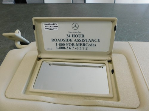 W209 CLK320 CLK350 CLK550 CLK500 SUN VISOR BEIGE COLOR - LEFT - Picture 4 of 8