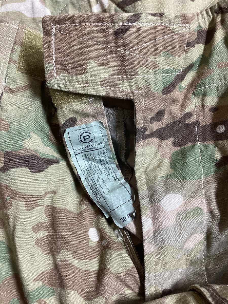 Crye Precision G2 Army Custom Multicam Combat Pants 30 Short 28