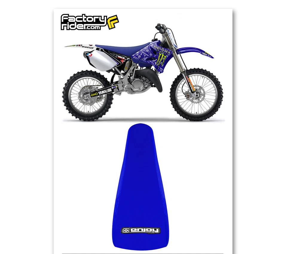 2000-2012 YAMAHA TTR 250 Seat Cover By Enjoy MFG ALL BLUE GRIPPER #92 - Image 2 of 4