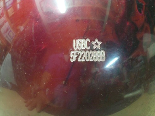 g4 MADE IN USA 16 lb 2015 Ebonite WARRIOR Bowling Ball KY ehemaliges Display, ohne Box - Bild 7 von 7