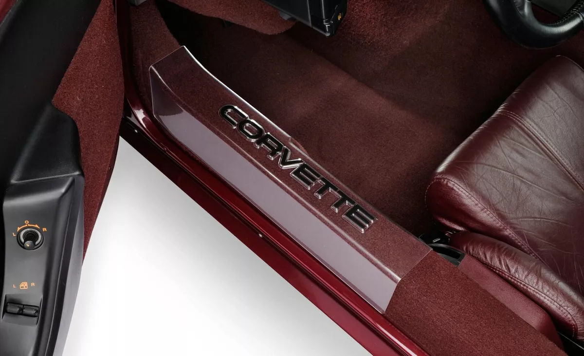 C4 corvette door sill on sale guard