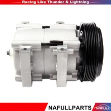 A/C AC Compressor W/Clutch For 90-95 Ford F-150 F-250 F-350 Bronco F-53