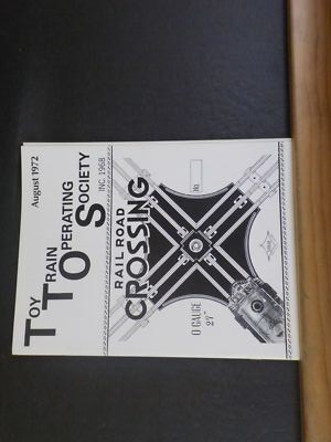 TTOS Bulletin Vol 7 #8 1972 August 15 Toy Train Operating Society + Convention