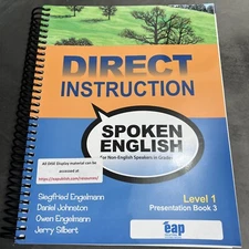 Eap Educational Direct Instruction Level 1 Presentation Book 3
