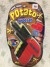 JA-RU Potato Shooter Toy Gun Spud Shot 2004 NEW Novelty Stocking Stuffer