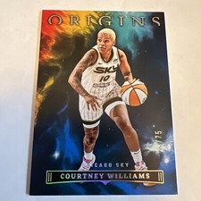 COURTNEY WILLIAMS 2023 Panini Origins WNBA BLUE /75 Chicago Sky #67