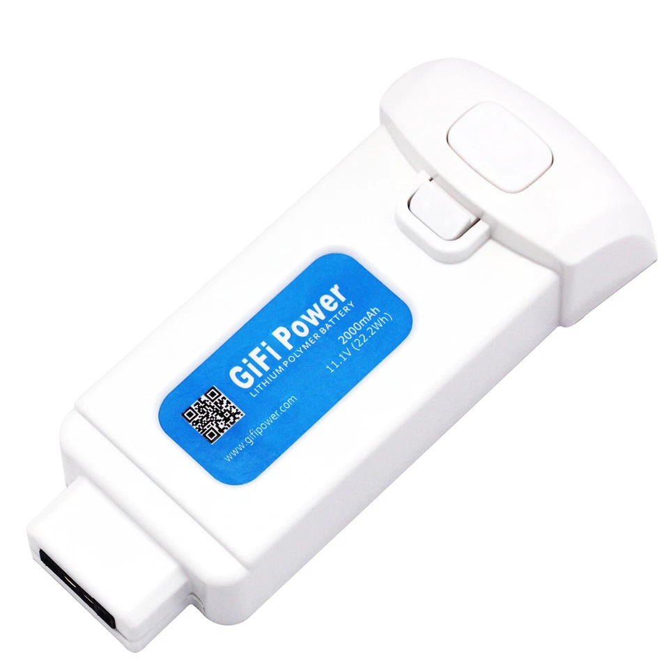 MaximalPower 2 шт. литий-полимерный аккумулятор 2000 мАч сменный для дрона Yuneec Breeze 4K - Изображение 3 из 4