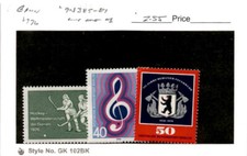 Germany - Berlin, Postage Stamp, #9N385-387 Mint NH, 1976 Hockey (AG)