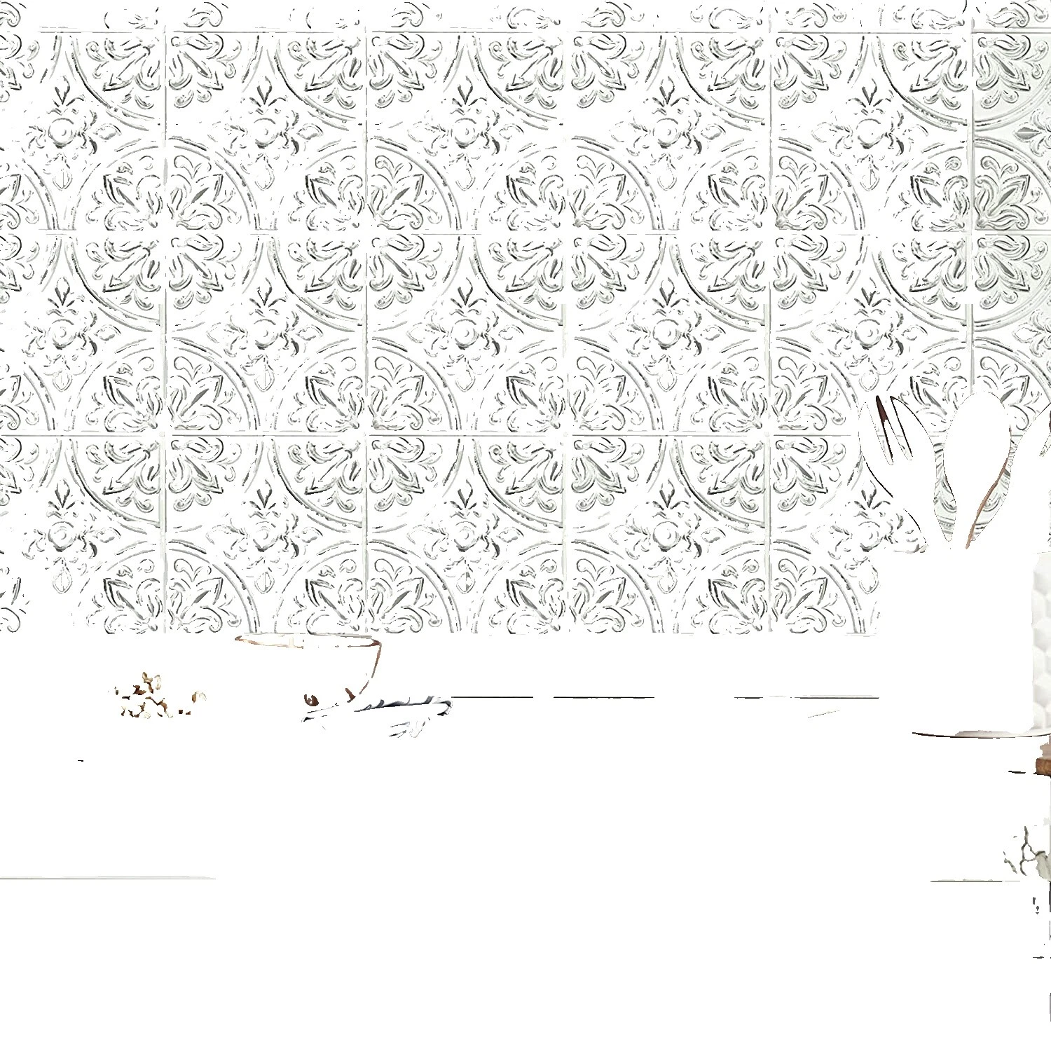 Glass Floral Floor & Wall Tiles