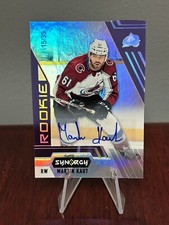2020-21 UD Synergy Purple /35 Auto Martin Kaut Avalanche Autograph Rookie Card