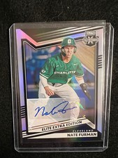 2022 Elite Extra Edition Base Black Auto Nate Furman #121 Cleveland