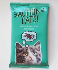 Action Cats! Blank Card Expansion Board Game New