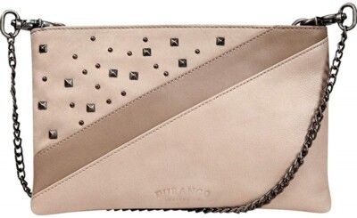 Durango 170842 Womens Demi Monde Leather Clutch Bag Beige Size One Size