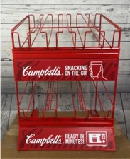 Campbell's Red Convenience Soup Rack Display Storage New In Box
