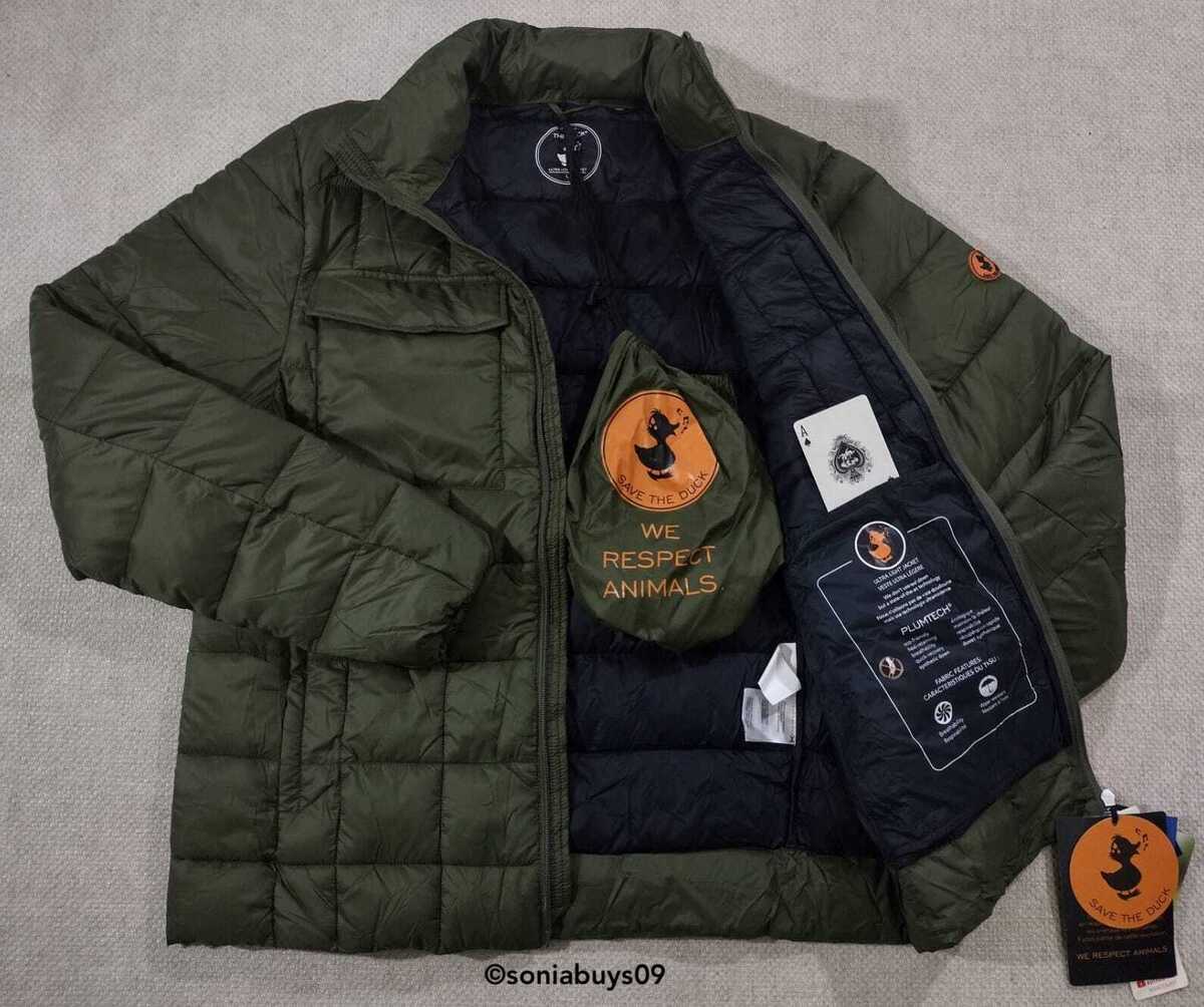 Save The Duck Men's Quilted Ultra Light Synthetic Fill Save The Duck Men's Quilted Ultra Light Synthetic Fill