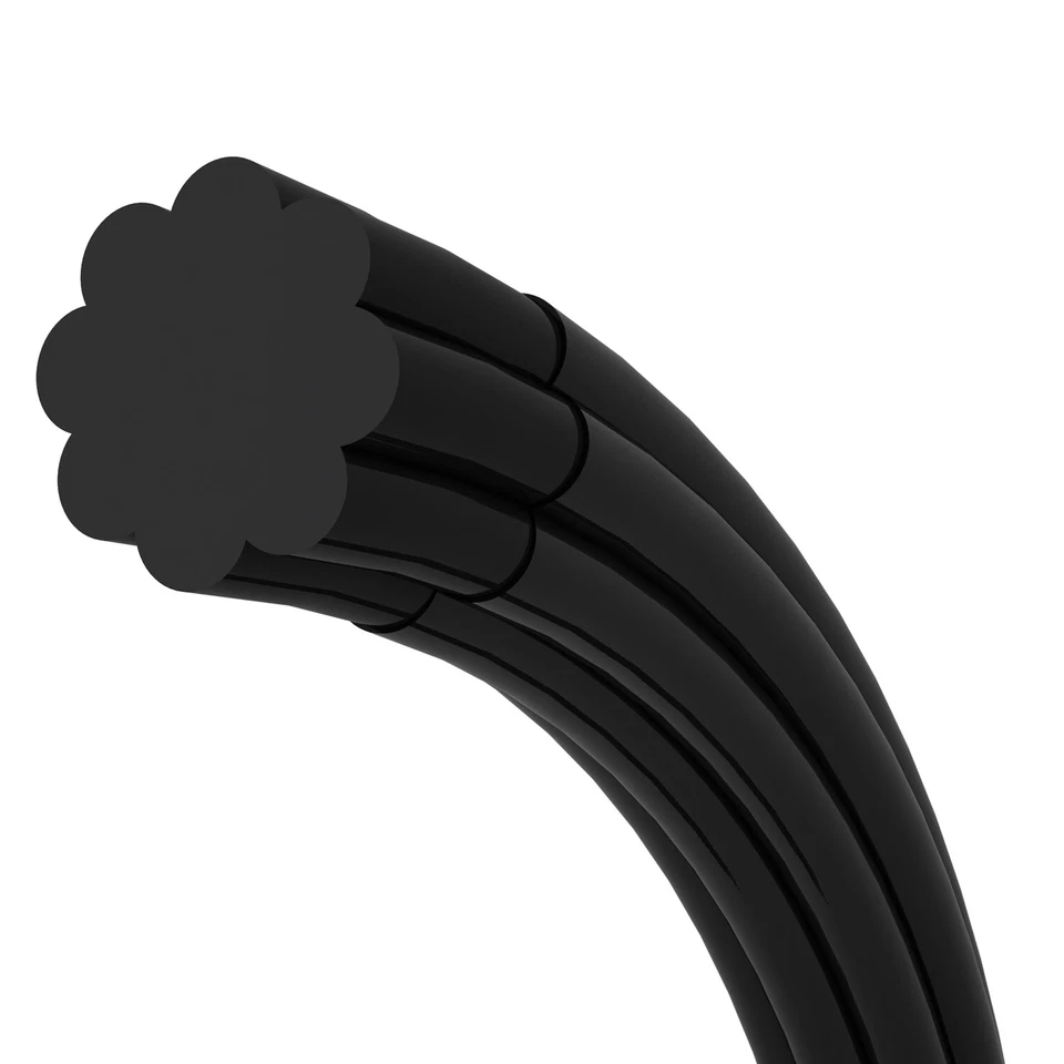 OEHMS Black Pearl Rough Co-Poly Tennis String 200m Reel | Grooved | Spin & Power - Image 2 of 3