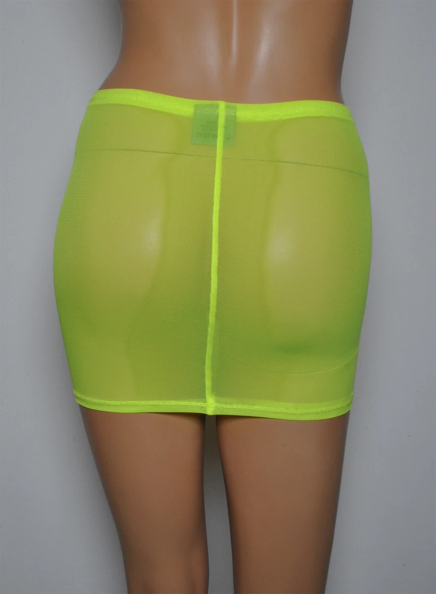 Neon top yellow skirt