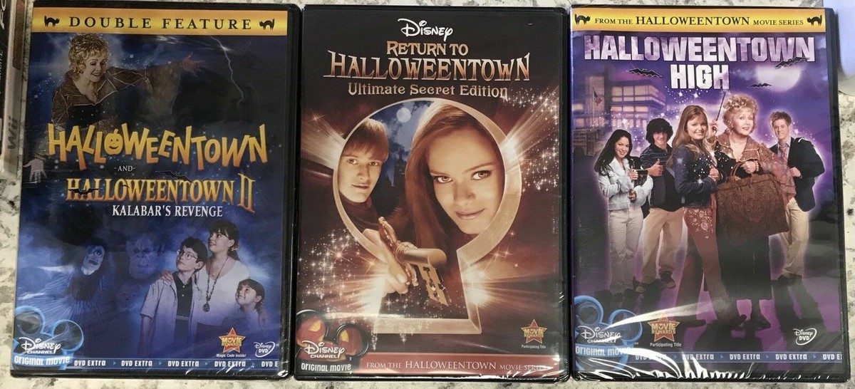 DISNEY HALLOWEENTOWN 1,2,3,4 DVD COMPLETE COLLECTION SET NEW! II