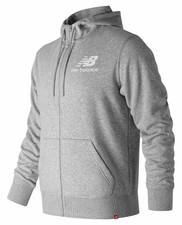 New Balance Essentials Stacked Logo Full Zip Hoodie Men's Jacket
