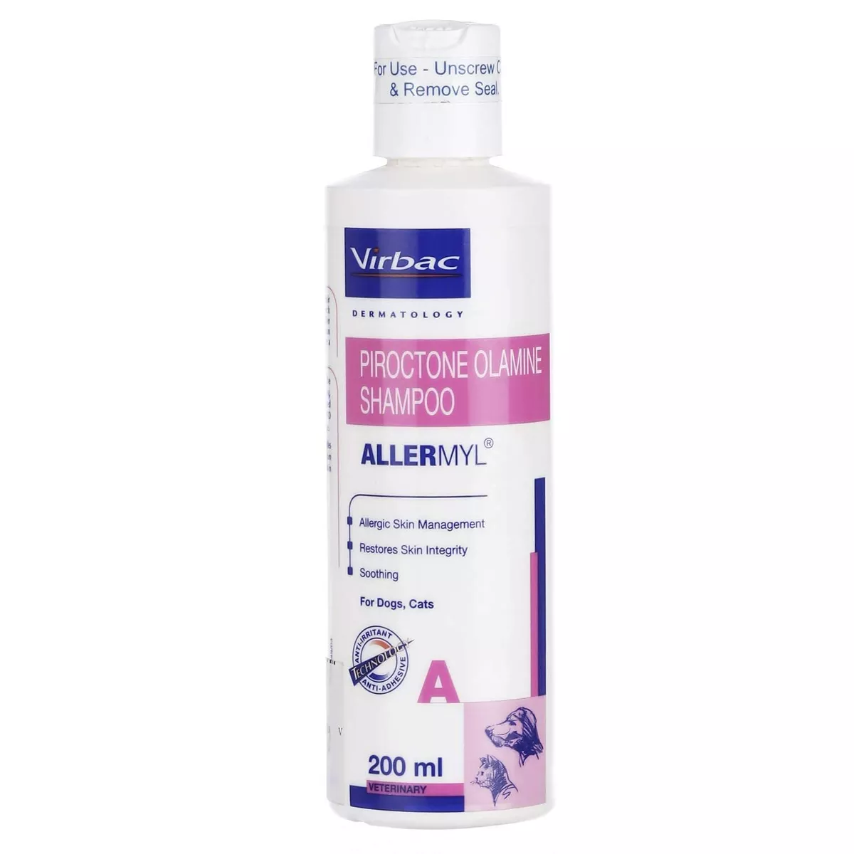 Virbac Allermyl Pet Shampoo For Dogs Cats 200ml