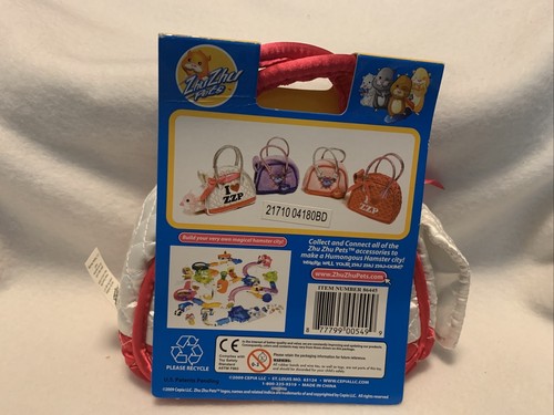 PORTADORES HAMPSTER ZHU ZHU PETS BLANCO Y ROSA STYLIN' - NUEVO - Imagen 2 de 2