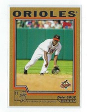 Deivi Cruz 2004 Topps GOLD / Card # 255 / SN# 1984/2004