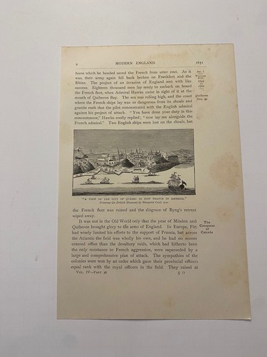 Battle of Plassey British East India Company Surajah Dowlah c. 1884 Print