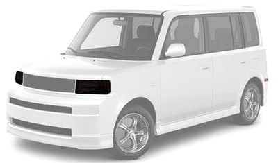 Fits 04-06 Scion XB Wagon GTS Smoke Acrylic Headlight Covers Pair