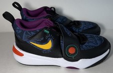 NIKE Team Hustle D 11 SE PS Shoes Black/University Gold FQ7659001 Size 3Y NEW