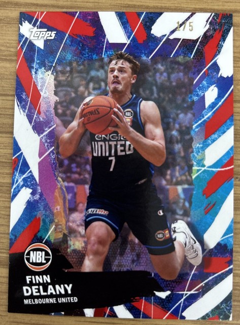 2025-26 Topps NBL FINN DELANY PARALLEL #1/5 RARE Melbourne United