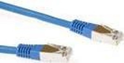 ACT Blue LSZH SFTP CAT6 Patchkabel 3 Meter mit RJ45 Stecker. cat6 s/ftp ls