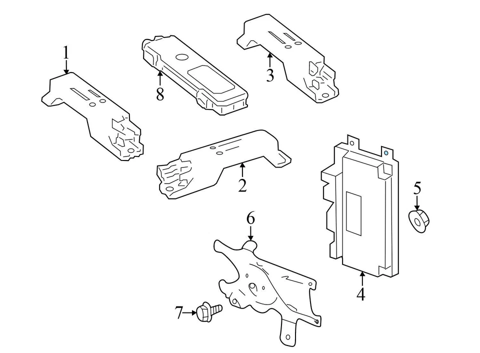Mercedes-Benz SLK250 2012-2015 - Módulo de control GO pasivo de entrada sin llave Foto 3 de 4