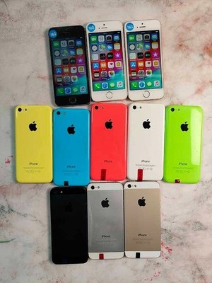 Apple iPhone 5C 5S 5 6 6S  8GB 16GB 32GB 64GB Unlocked Mobilephone,  new battery