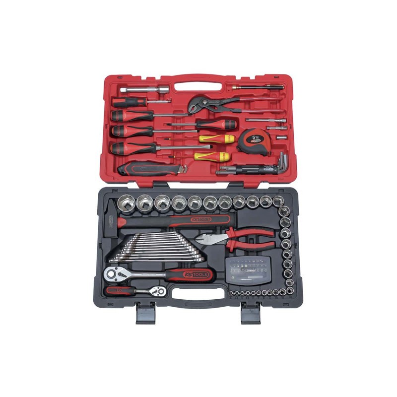 KS TOOLS Ultimate 922.0701 coffret de douilles et accessoires 101 pcs pour serrage mécanique