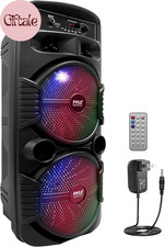 Portable Bluetooth PA Speaker System - 600W Rechargeable Outdoor Bluetooth Speak