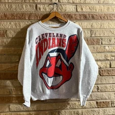 cleveland indians World Series logo crewneck sweatshirt reprint VK06124