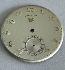 VERY NICE VINTAGE 10 SIZE HAMILTON 945 POCKET WATCH METAL DIAL
