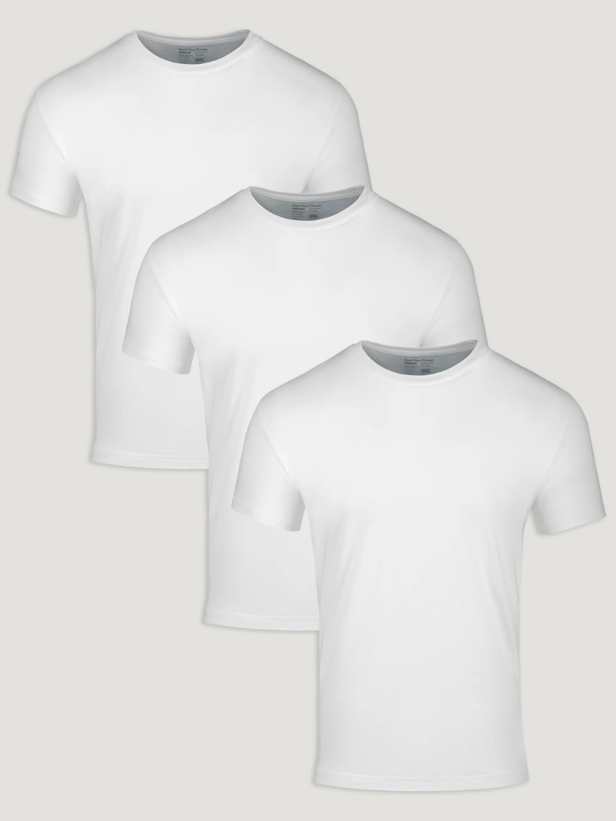 3-Pack FRESH CLEAN THREADS WHITE TEES Luxuriously soft T-Shirts New with Tags