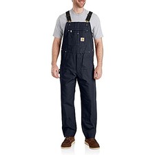 NAVY - CARHARTT MEN'S ICONIC R01 DUCK BIB OVERALL
