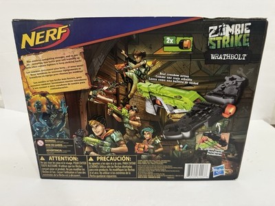 Brand New Sealed NERF Zombie Strike Wrathbolt Crossbow Black/Green