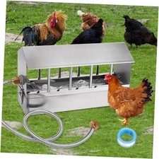 Automatic Chicken Waterer Stainless Steel Large Metal Chicken Waterer System