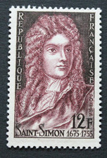 Timbre - FRANCE - Saint-Simon - Neuf** - YT1008 - 1955