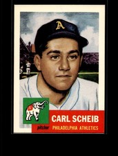 Carl Scheib #57 1991 Topps Archives 1953 Philadelphia Athletics baseball